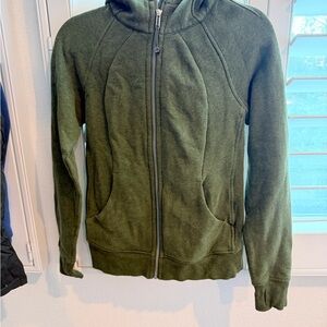 lululemon athletica Green Teddy Jacket